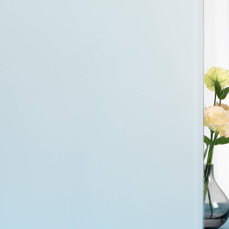 Mikomer White Frosted Privacy Window Film, Static Cling, Heat Control, Anti UV, 35'' x 78.7'' - Image 1